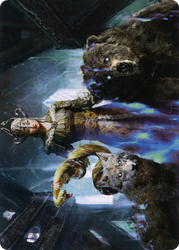Kolvori, God of Kinship // Kolvori, God of Kinship (AKHM-048) - Kaldheim Art Series (Borderless)