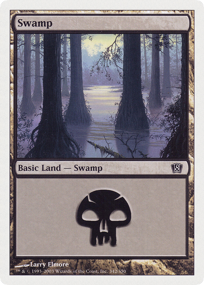 Swamp (342) (8ED-342) - Eighth Edition