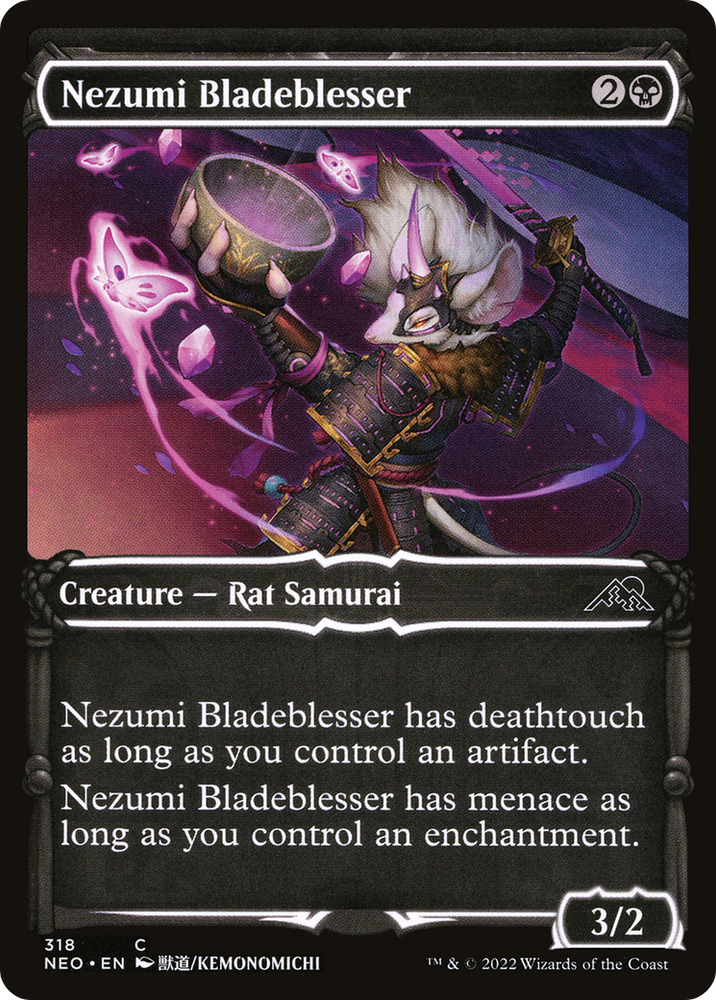 Nezumi Bladeblesser (Showcase) (NEO-318) - Kamigawa: Neon Dynasty: (Showcase)