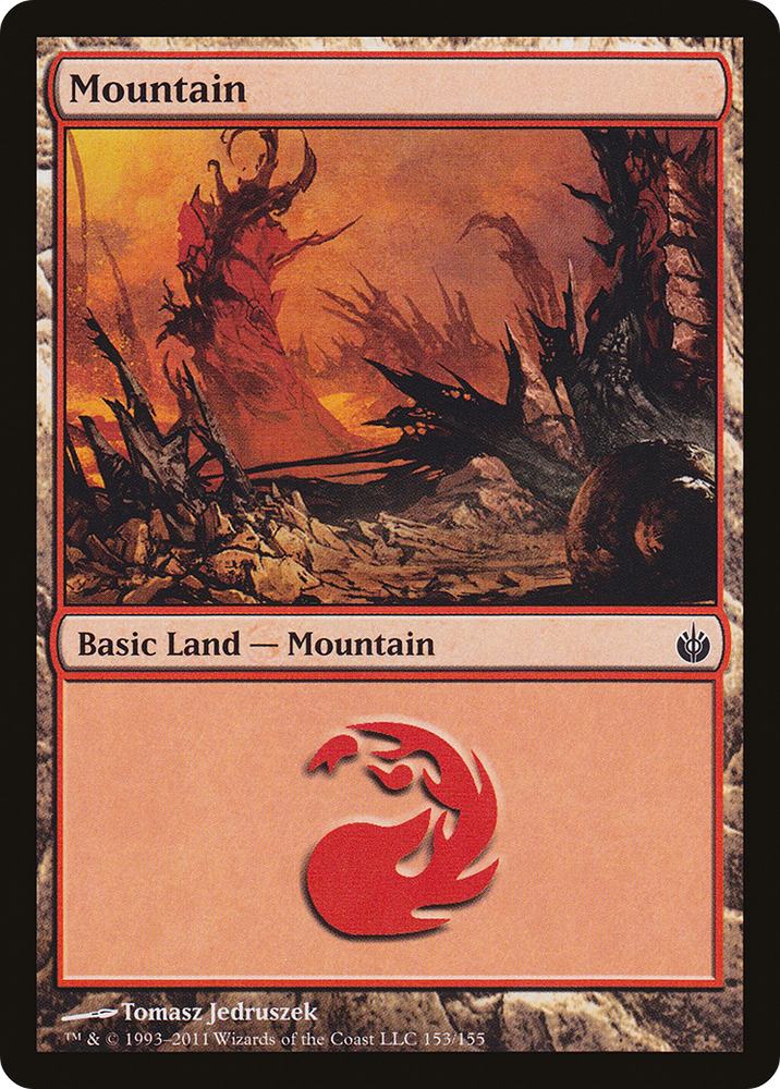 Mountain (153) (MBS-153) - Mirrodin Besieged