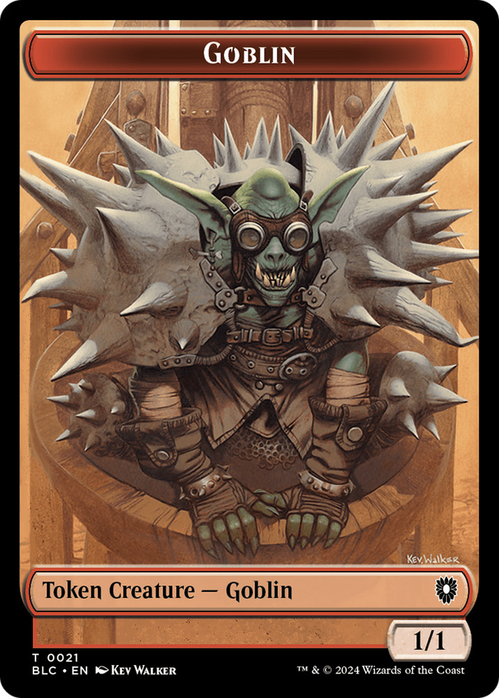 Goblin (TBLC-021) - Bloomburrow Commander Tokens