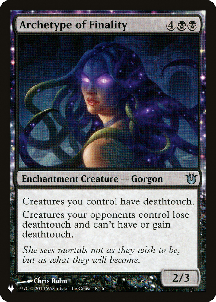 Archetype of Finality (LIST-BNG-58) - The List: (enchantment)