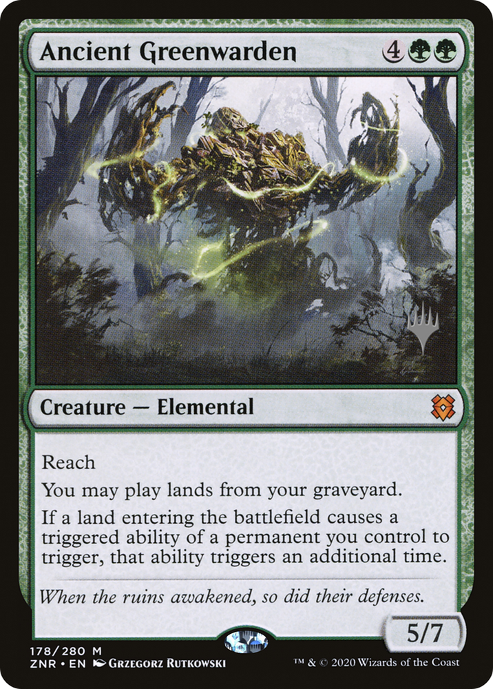 Ancient Greenwarden (PPZNR-178P) - Zendikar Rising Promos Foil