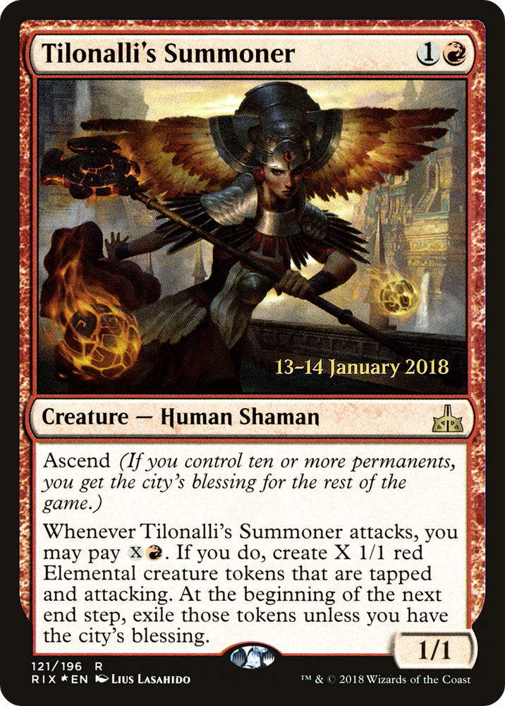Tilonalli's Summoner (PRE-121S) - Rivals of Ixalan Promos Foil