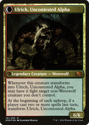 Ulrich of the Krallenhorde (PRE-191S) - Eldritch Moon Promos: (Double Faced Transform) Foil