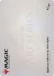Righteous Valkyrie // Righteous Valkyrie (AKHM-006) - Kaldheim Art Series (Borderless)