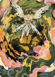 Greater Auramancy // Greater Auramancy (AWOE-061) - Wilds of Eldraine Art Series (Borderless) Foil