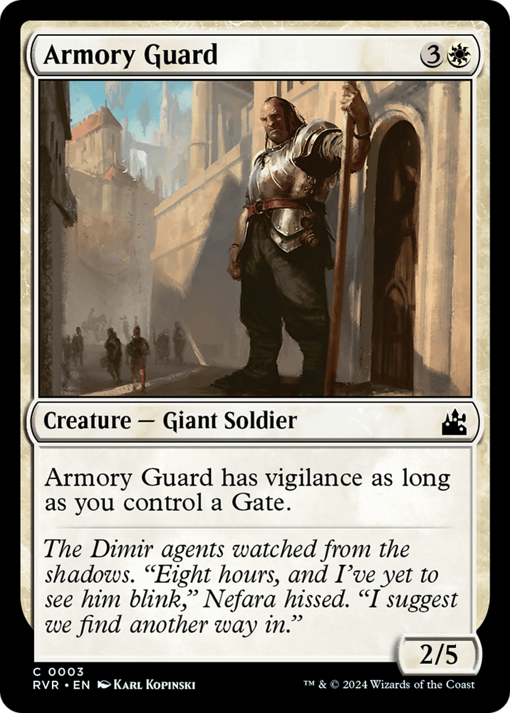 Armory Guard (RVR-003) - Ravnica Remastered