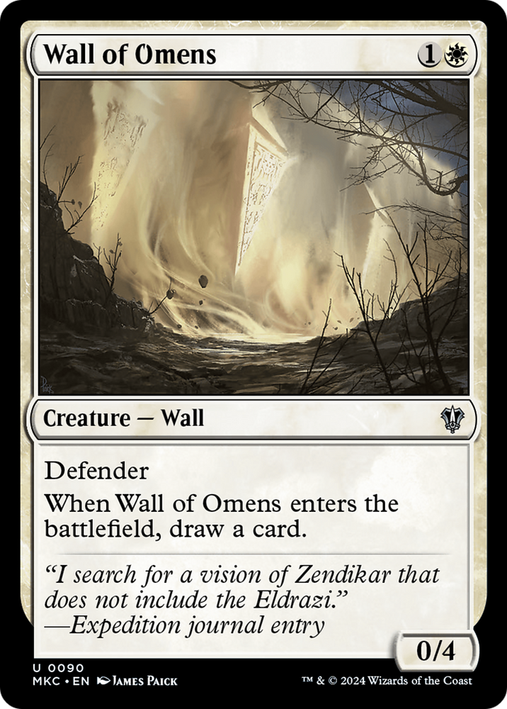 Wall of Omens (MKC-090) - Murders at Karlov Manor Commander