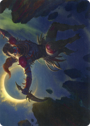 Nighthawk Scavenger // Nighthawk Scavenger (AZNR-058) - Zendikar Rising Art Series (Borderless) Foil