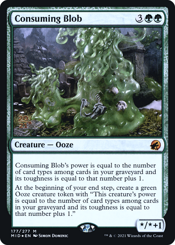 Consuming Blob (PRE-177) - Innistrad: Midnight Hunt Promos Foil