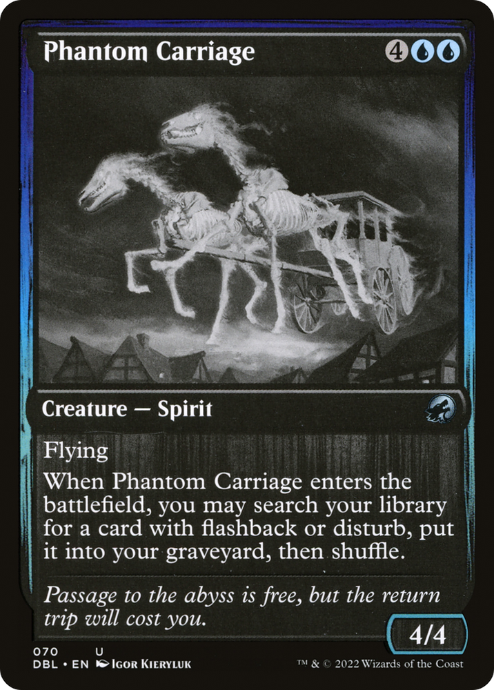 Phantom Carriage (DBL-070) - Innistrad: Double Feature Foil