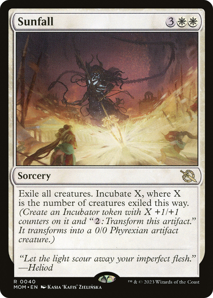 Sunfall (MOM-040) - March of the Machine Foil