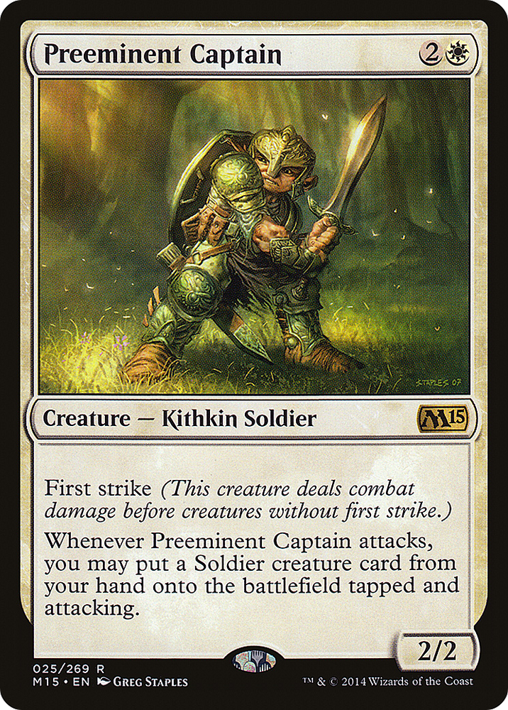 Preeminent Captain (M15-025) - Magic 2015