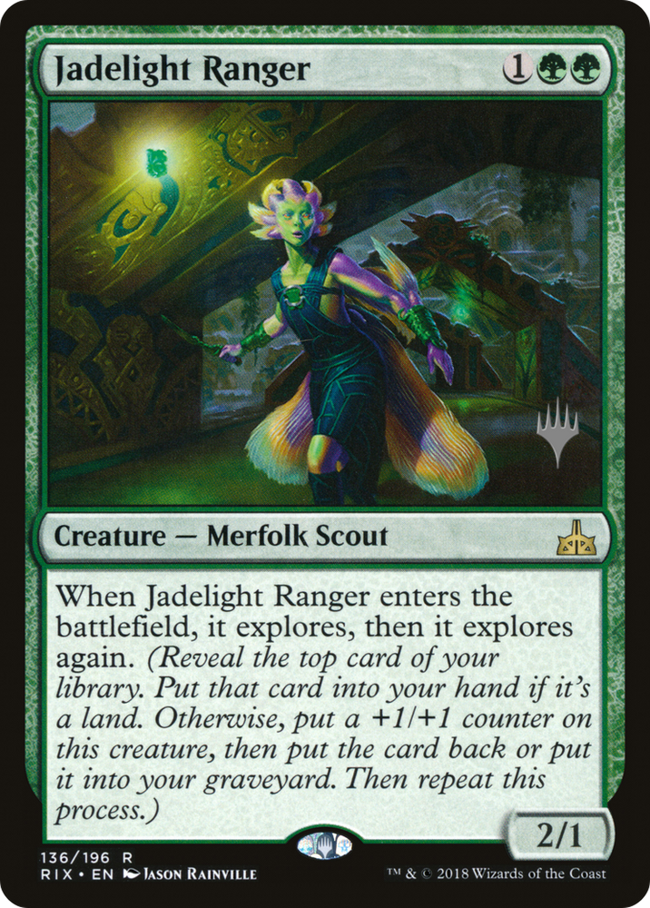 Jadelight Ranger (PPM20-136P) - Rivals of Ixalan Promos Foil