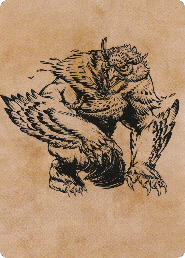 Owlbear // Owlbear (AAFR-076) - Adventures in the Forgotten Realms Art Series (Borderless) Foil