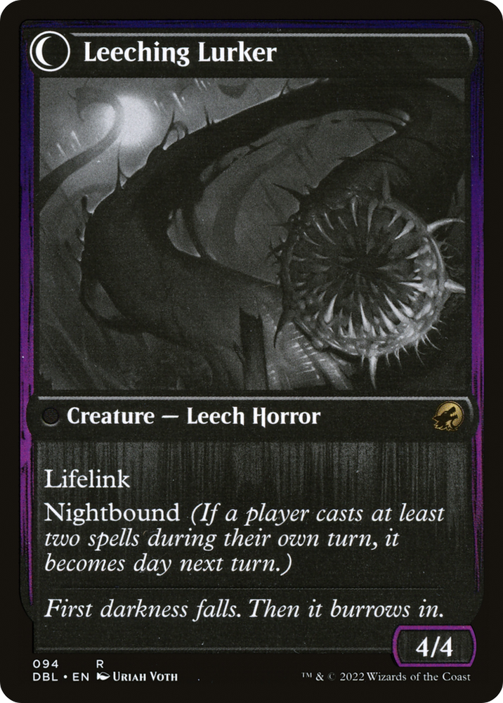 Curse of Leeches (DBL-094) - Innistrad: Double Feature: (Double Faced Transform) Foil