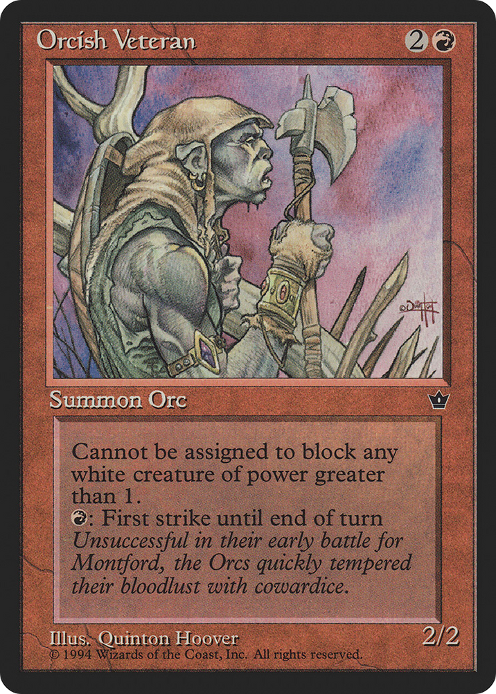 Orcish Veteran (Hoover) (FEM-62C) - Fallen Empires