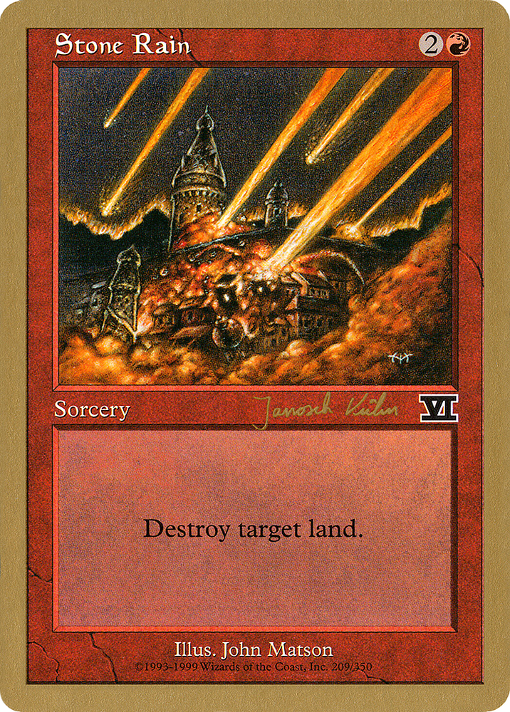 Stone Rain (WCD-) - World Championship Decks 2000