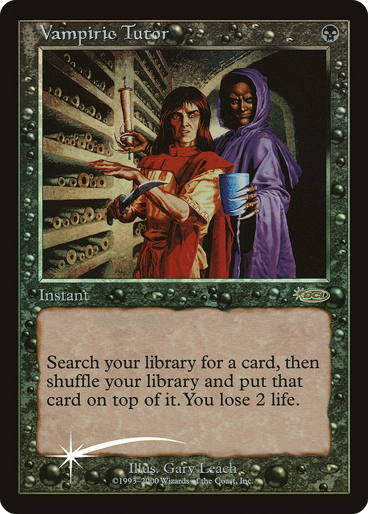 Vampiric Tutor (JDG-002) - Judge Gift Cards 2000 Foil