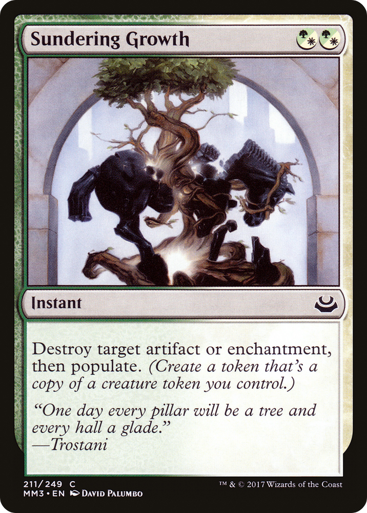 Sundering Growth (MM3-211) - Modern Masters 2017