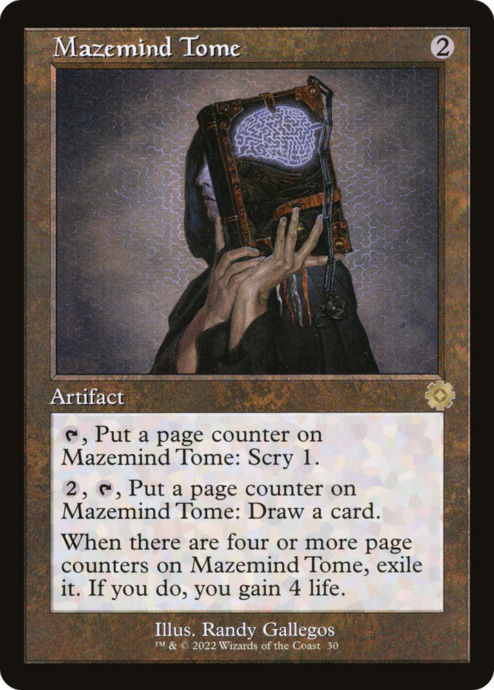 Mazemind Tome (BRR-030) - The Brothers' War Retro Artifacts Foil