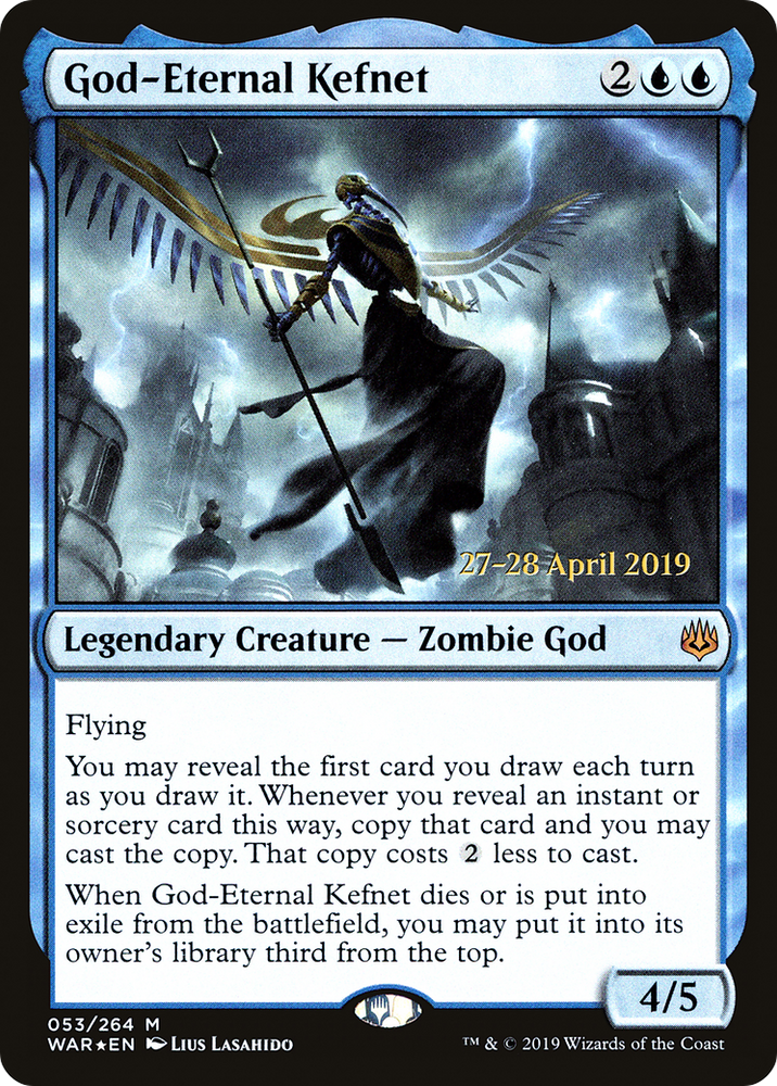 God-Eternal Kefnet (PRE-53S) - War of the Spark Promos Foil