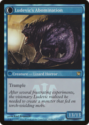 Ludevic's Test Subject (LARP-64★) - Innistrad Promos: (Double Faced Transform) Foil