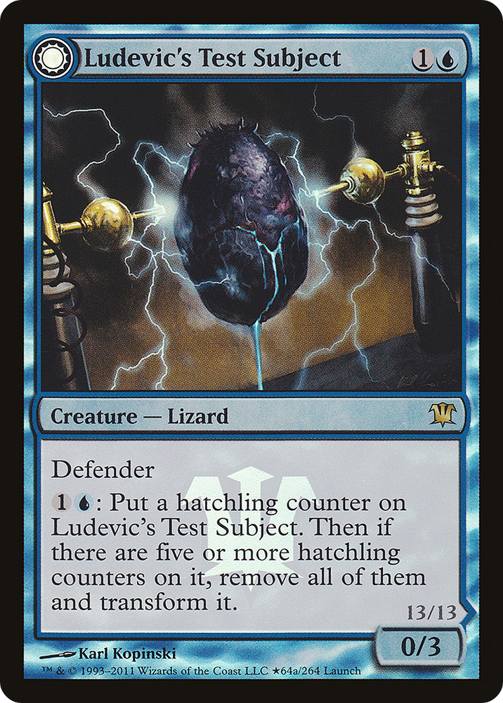 Ludevic's Test Subject (LARP-64★) - Innistrad Promos: (Double Faced Transform) Foil