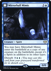 Mirrorhall Mimic (PRE-68S) - Innistrad: Crimson Vow Promos: (Double Faced Transform) Foil