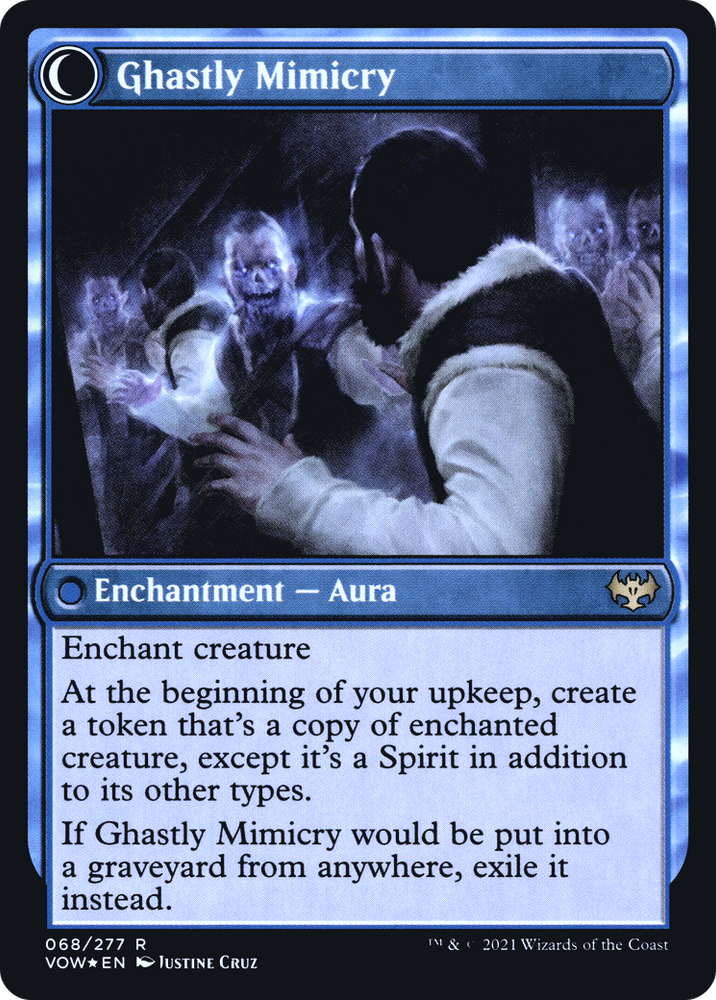 Mirrorhall Mimic (PRE-68S) - Innistrad: Crimson Vow Promos: (Double Faced Transform) Foil