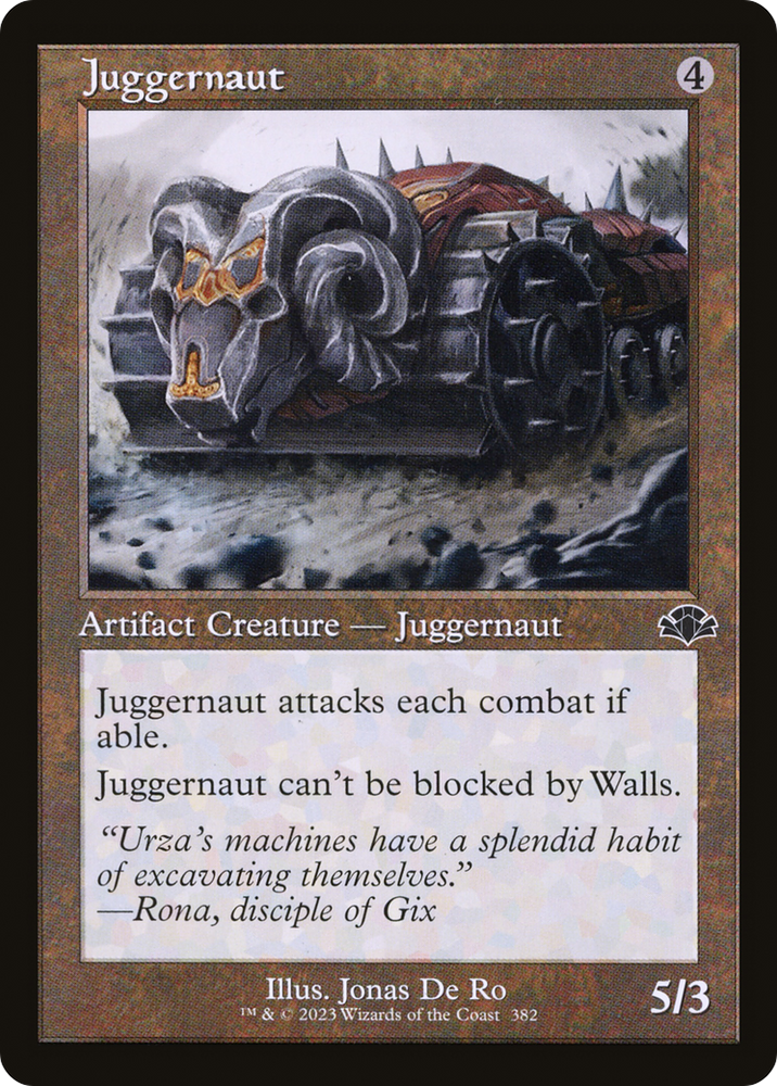 Juggernaut (Retro Frame) (DMR-382) - Dominaria Remastered