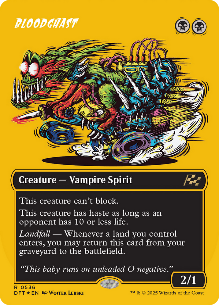 Bloodghast (DFT-536) - Aetherdrift (Borderless) Foil