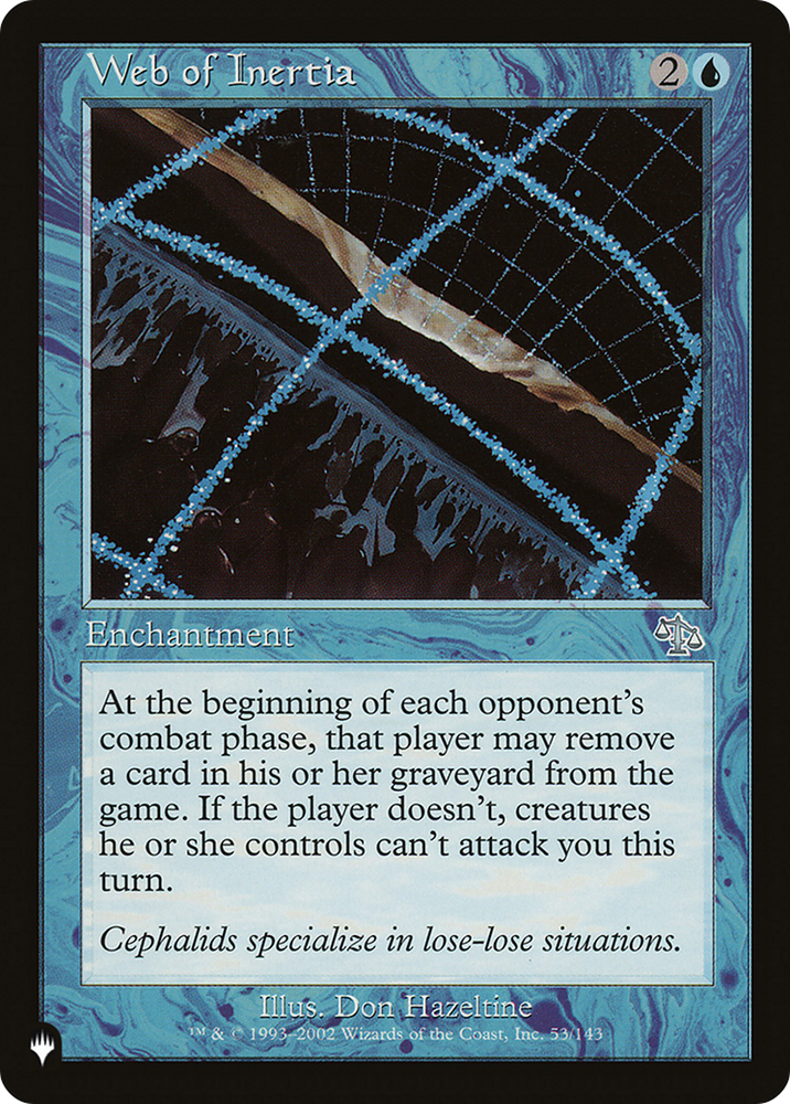 Web of Inertia (LIST-JUD-53) - The List