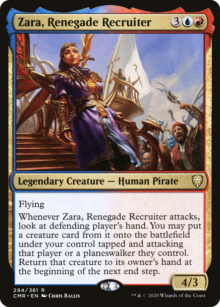Zara, Renegade Recruiter (CMR-294) - Commander Legends Foil