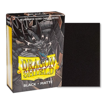 Dragon Shield: Black Matte Japanese Size Sleeve