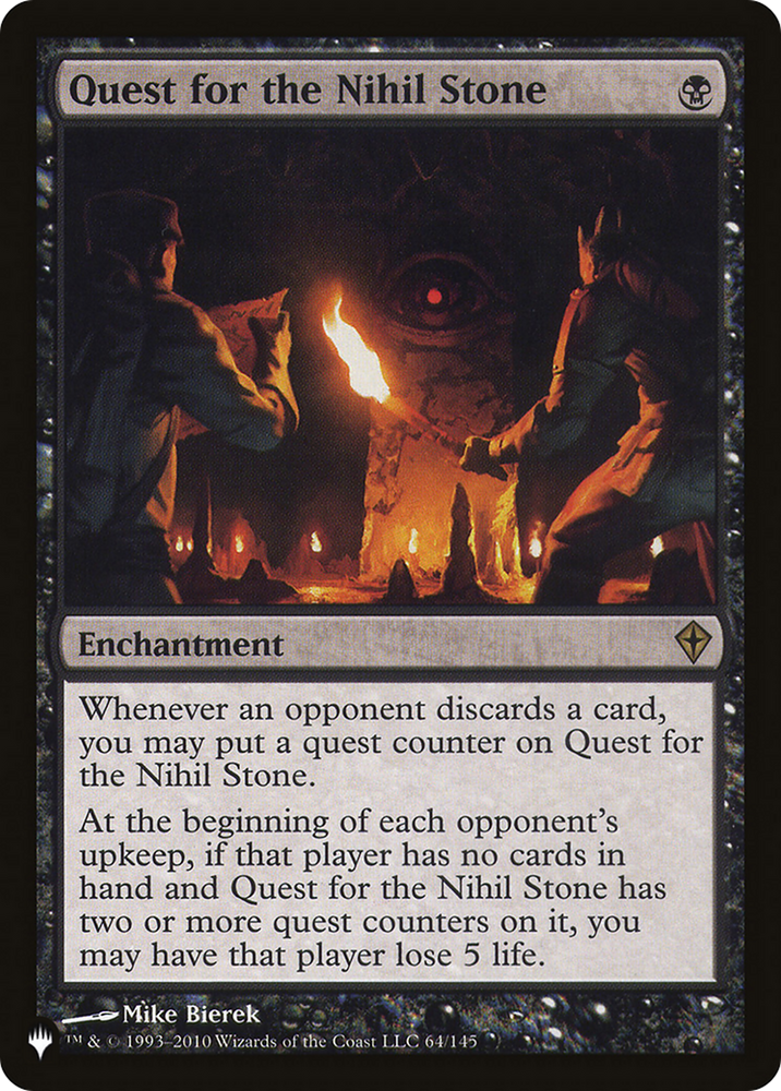 Quest for the Nihil Stone (LIST-WWK-64) - The List