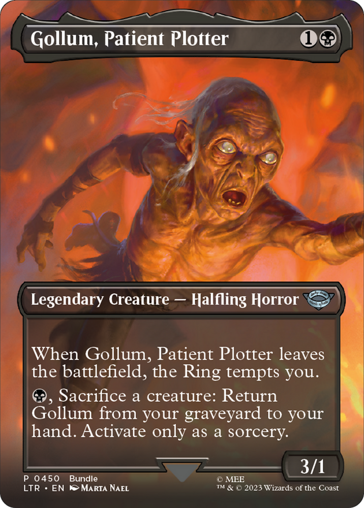 Gollum, Patient Plotter (Borderless) (LTR Bundle) (UMP-450) - The Lord of the Rings: Tales of Middle-earth (Borderless)