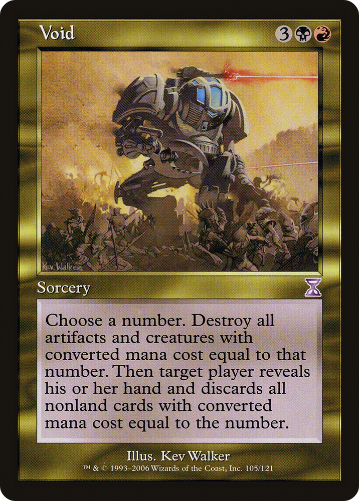 Void (TSB-105) - Time Spiral Timeshifted Foil