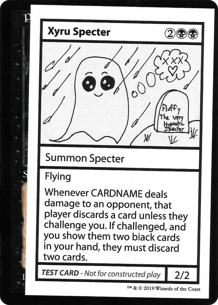 Xyru Specter (CMB1-051) - Mystery Booster Playtest Cards 2021