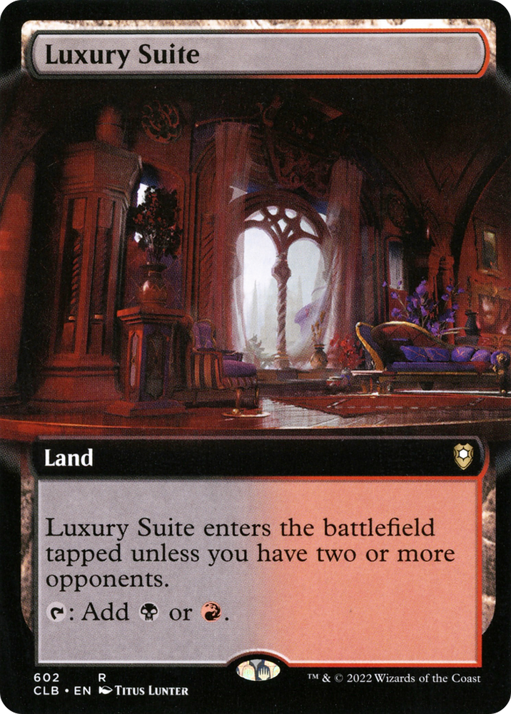 Luxury Suite (Extended Art) (CLB-602) - Commander Legends: Battle for Baldur's Gate: (Extended Art)