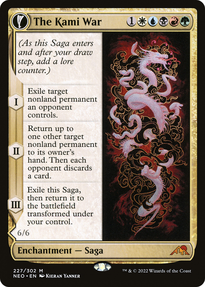 The Kami War (NEO-227) - Kamigawa: Neon Dynasty: (fandfc, enchantment) Foil
