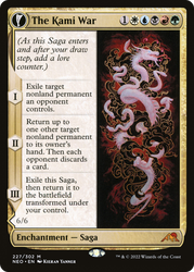 The Kami War (NEO-227) - Kamigawa: Neon Dynasty: (fandfc, enchantment) Foil