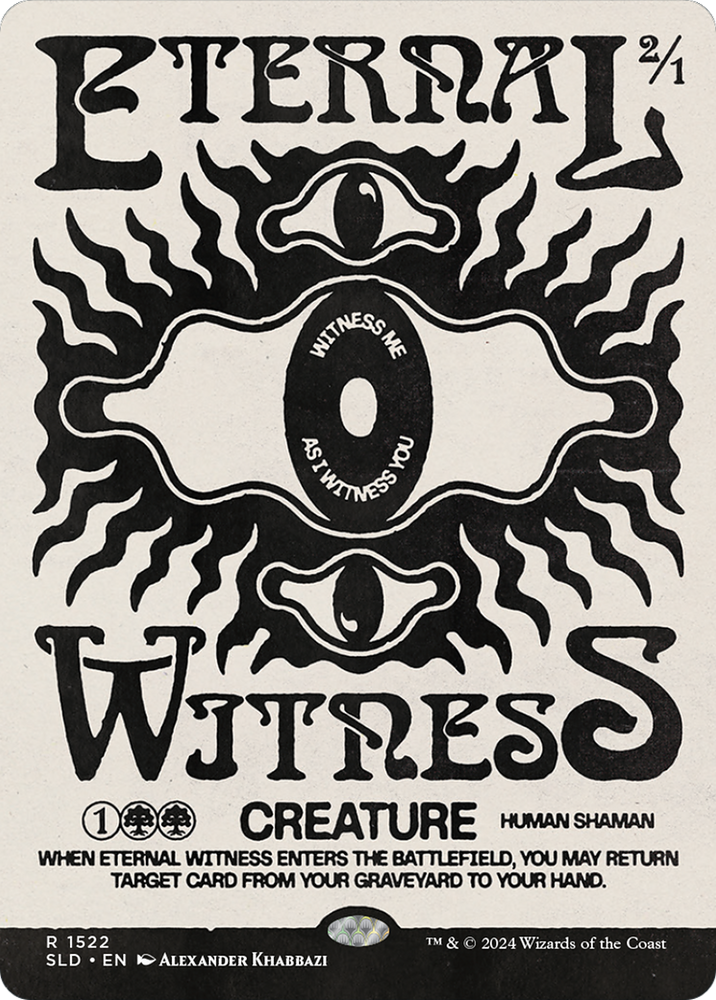 Eternal Witness (1522) (SLD-1522) - Secret Lair Drop (Borderless)