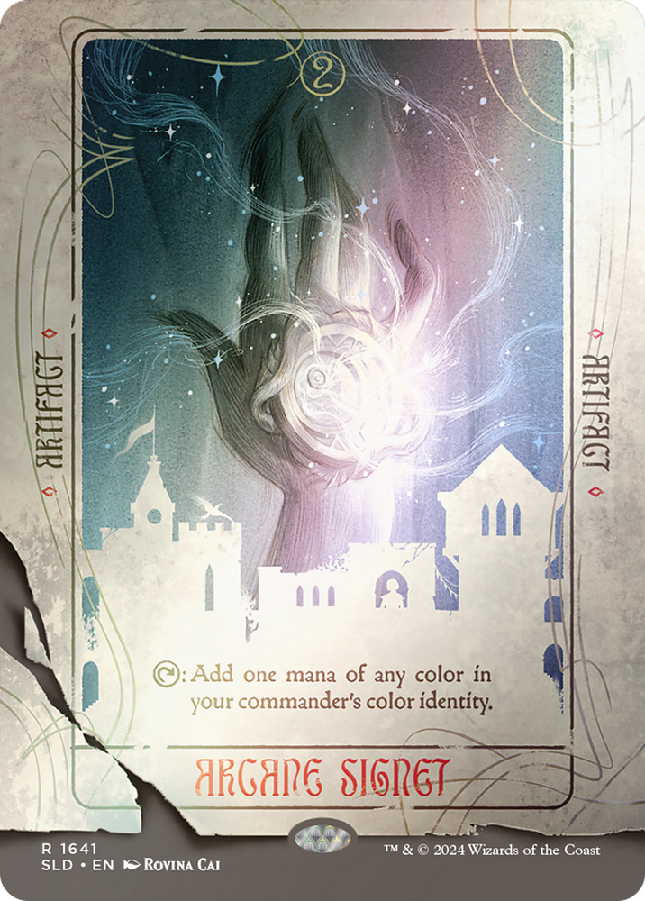 Arcane Signet (1641) (Rainbow Foil) (SLD-1641★) - Secret Lair Drop (Borderless) Foil