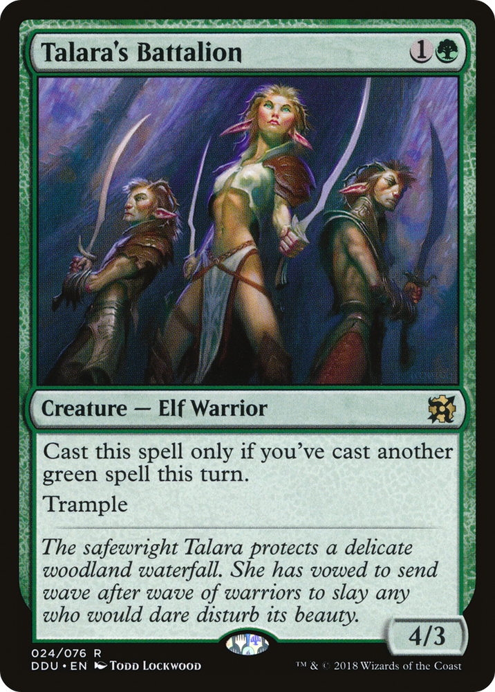 Talara's Battalion (DDU-024) - Duel Decks: Elves vs. Inventors