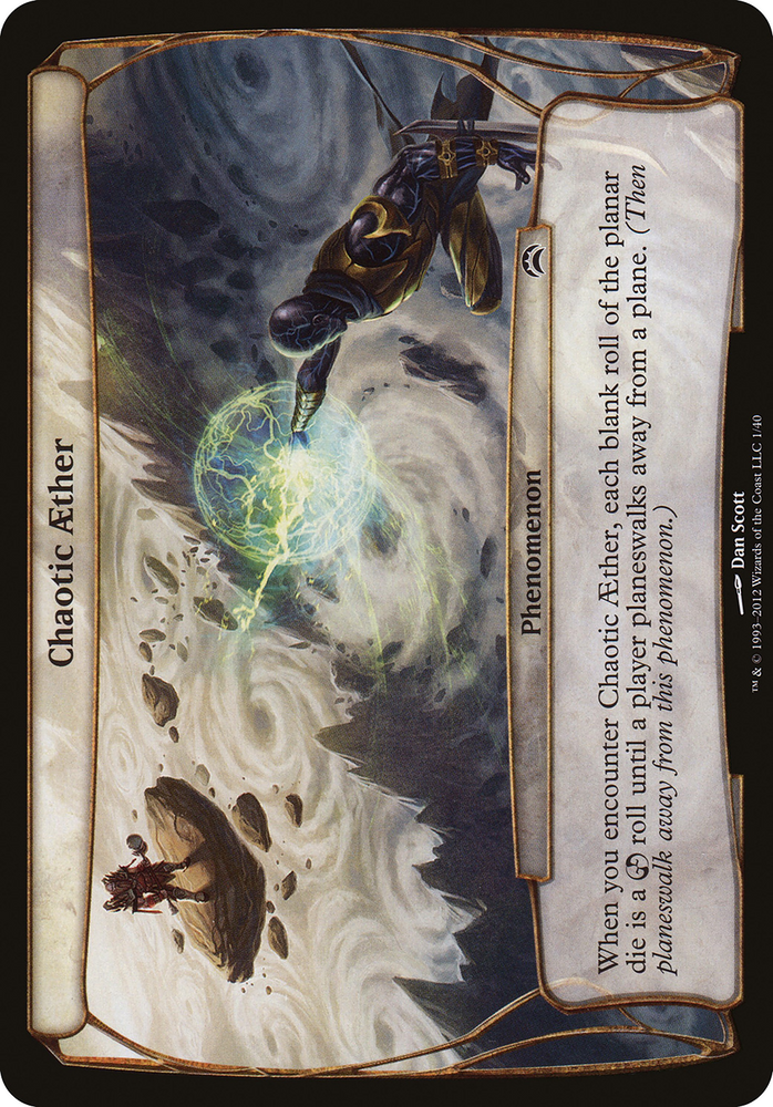 Chaotic Aether (Planechase 2012) (OVER-001) - Planechase 2012 Planes