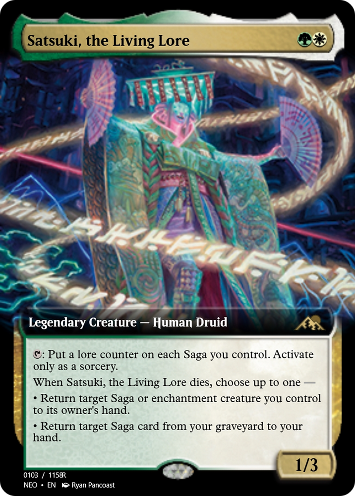 Satsuki, the Living Lore (PRM-98069) - Magic Online Promos
