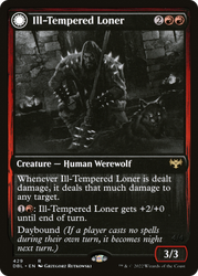 Ill-Tempered Loner (DBL-429) - Innistrad: Double Feature: (Double Faced Transform)