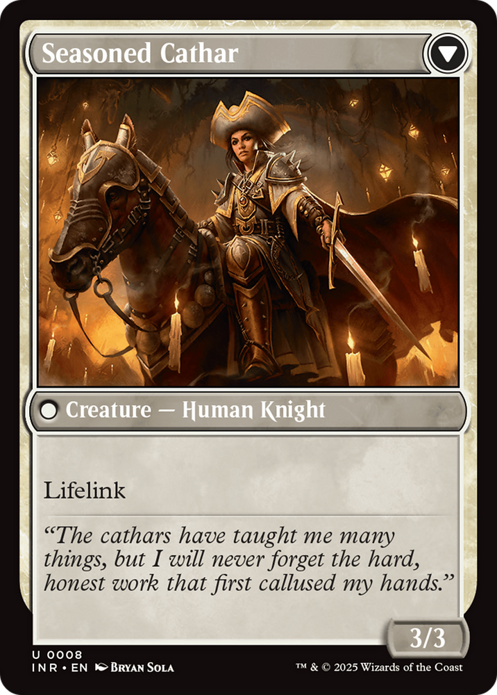 Ambitious Farmhand // Seasoned Cathar (INR-008) - Innistrad Remastered